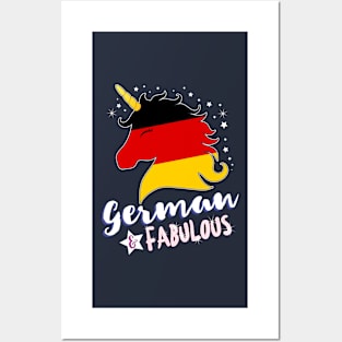 German & Fabulous Unicorn Posters and Art